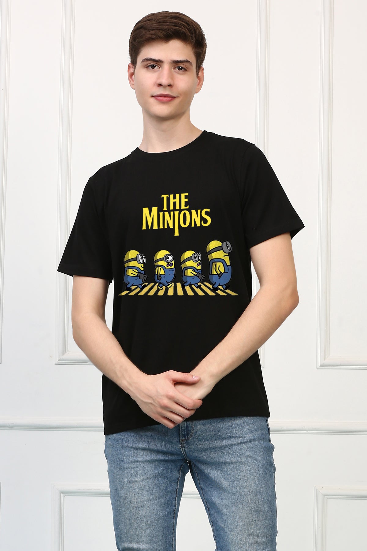 Oversized Minions Cartoons Printed Tshirt