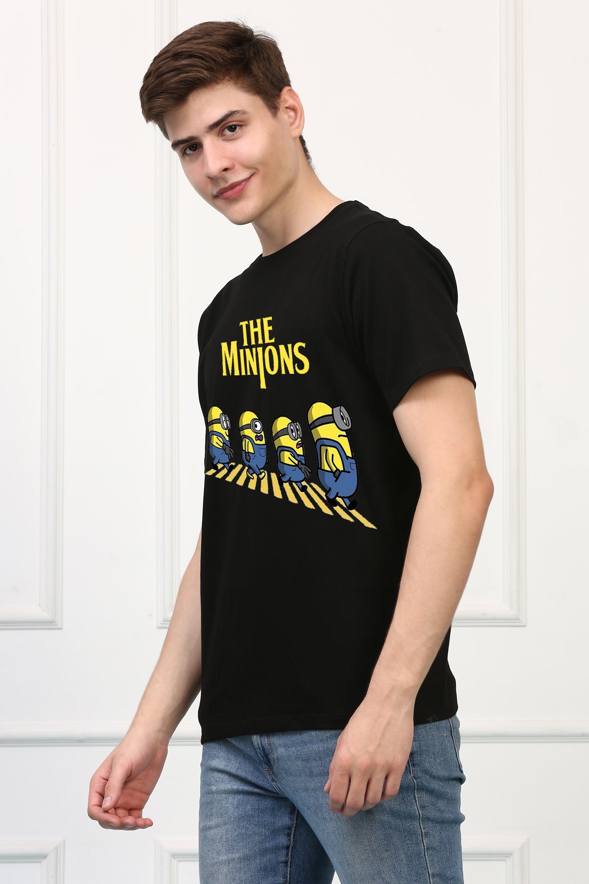 Oversized Minions Cartoons Printed Tshirt