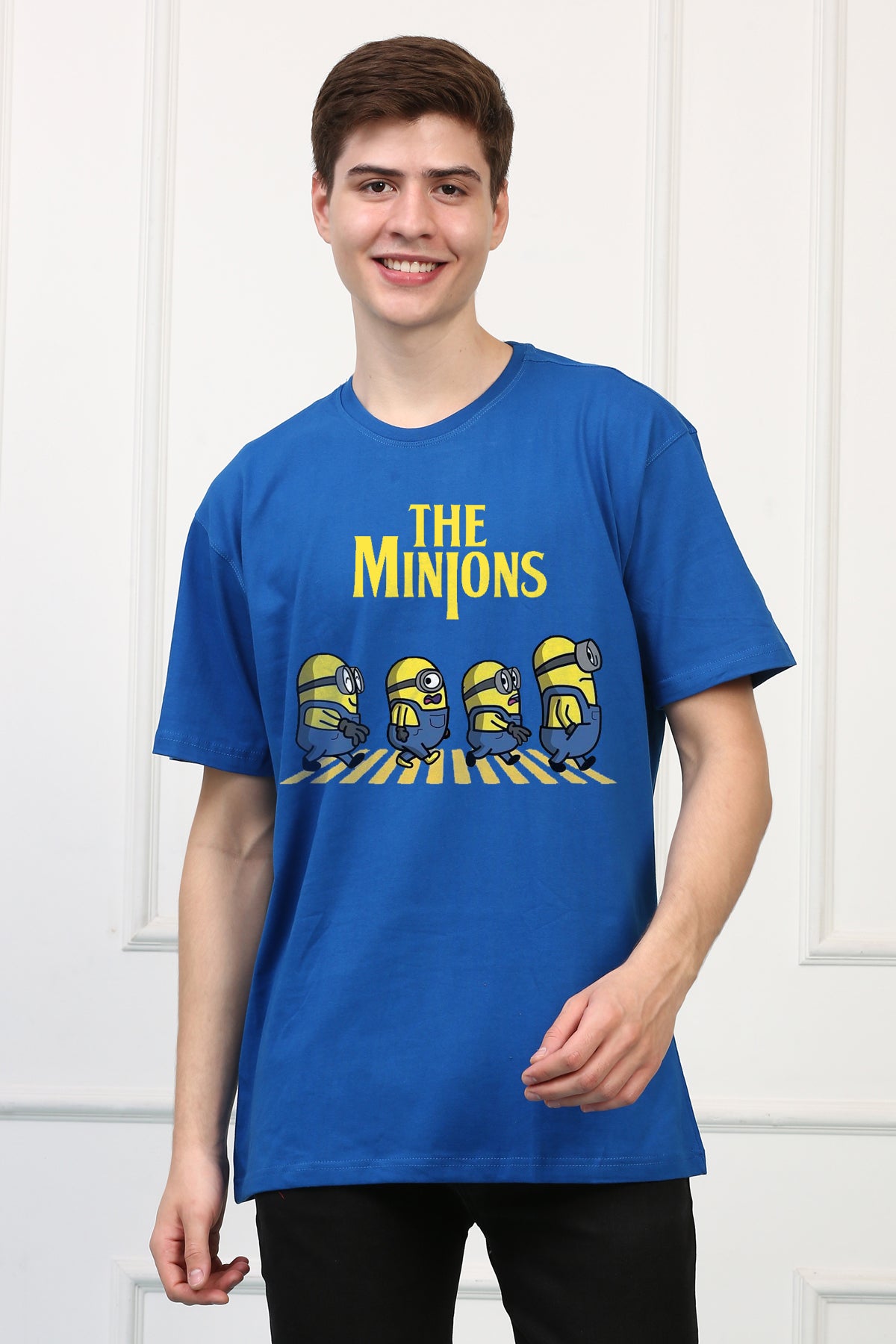 Oversized Minions Cartoons Printed Tshirt