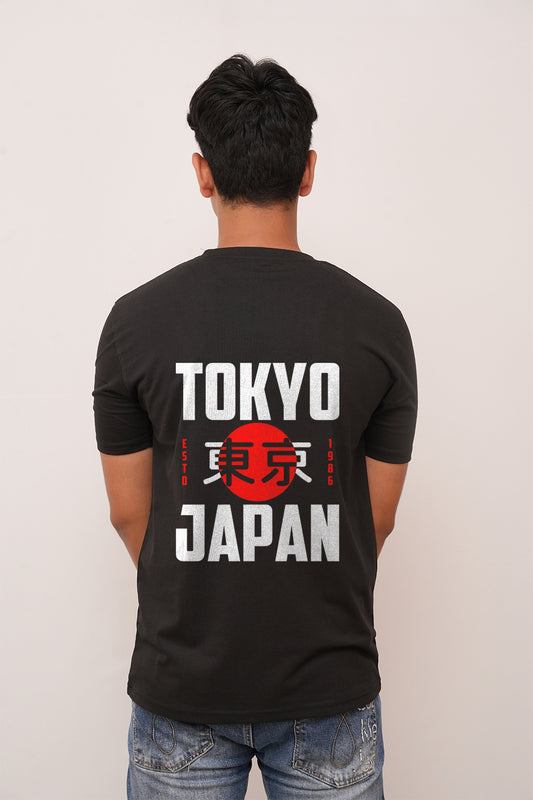 Typography oversized Tokyo Printed Tshirt