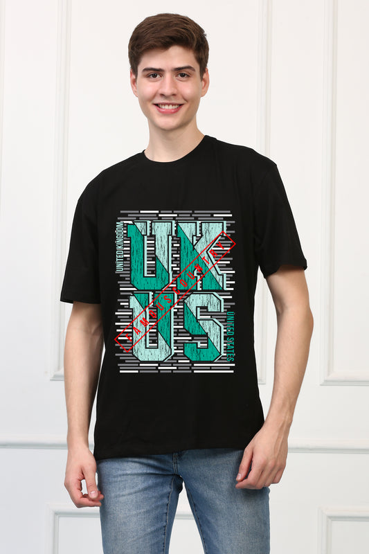 UK-US Printed T shirt