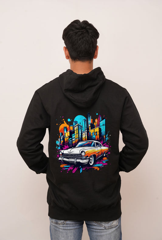 Graffitti Vintage City Printed Hoodies