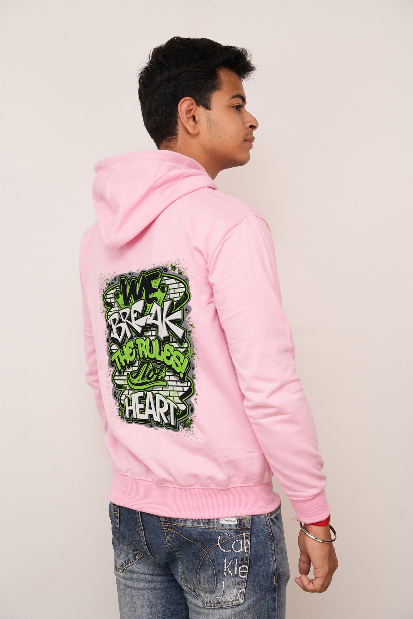 Typography We Break the Rules Printed Hoodies