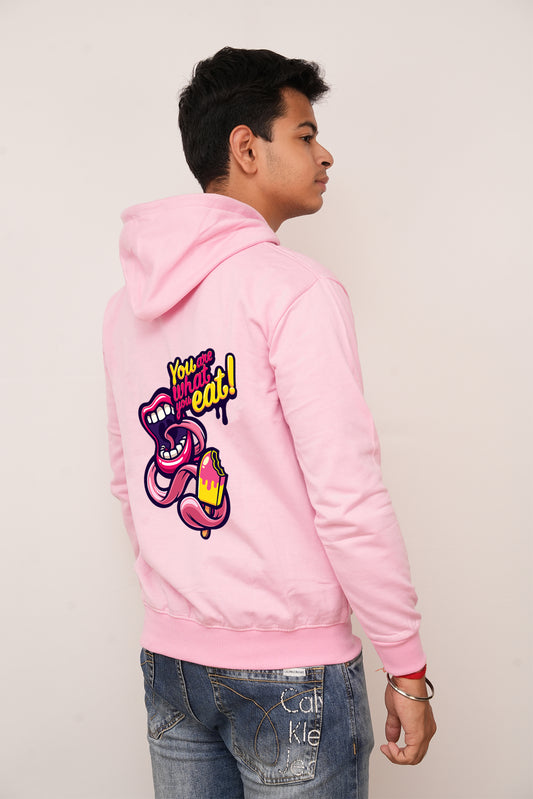 Cartoon What you Eat Printed Hoodies