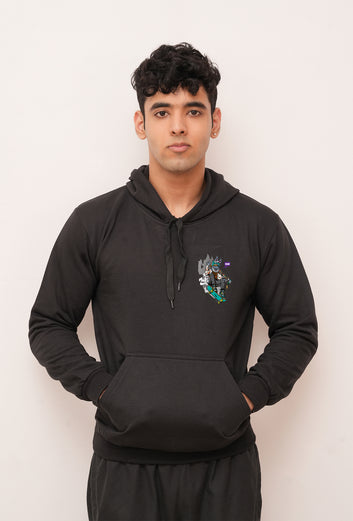 Graffitti  Yeah Rabbit Printed Hoodies