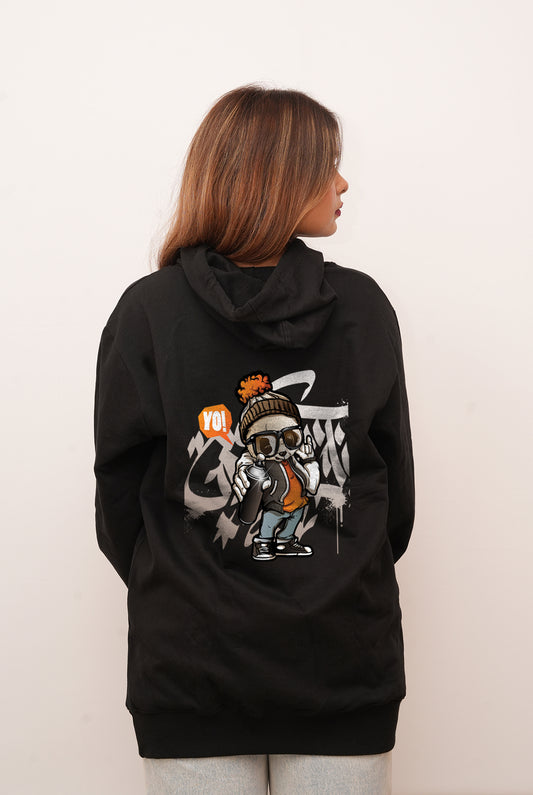 Graffitti Yo  Printed Hoodies