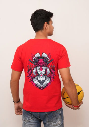 Anime Geisha  Printed Tshirt