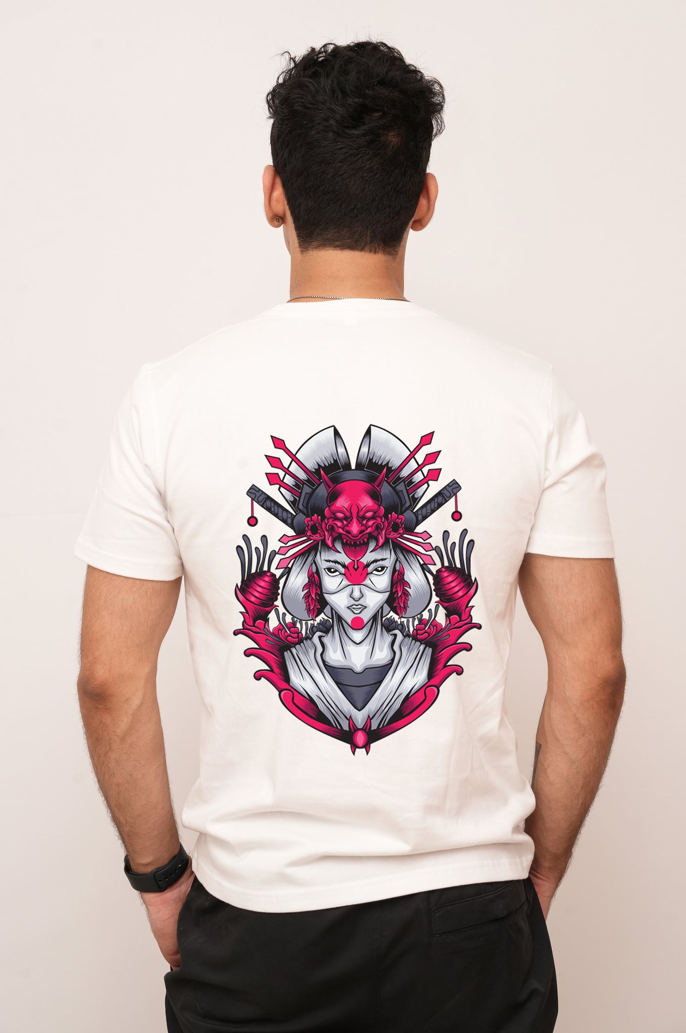 Anime Geisha  Printed Tshirt