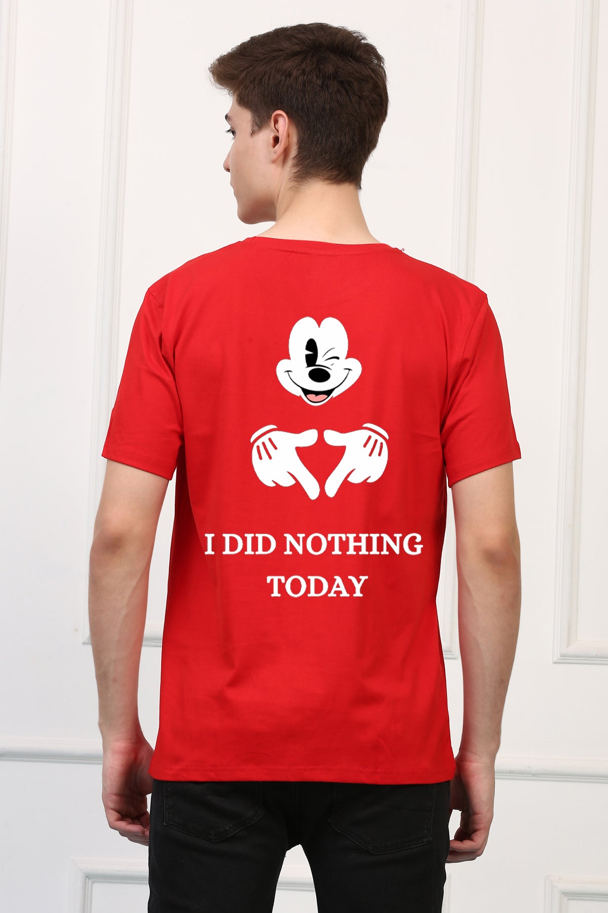 Oversized I Did Nothing today Printed Tshirt