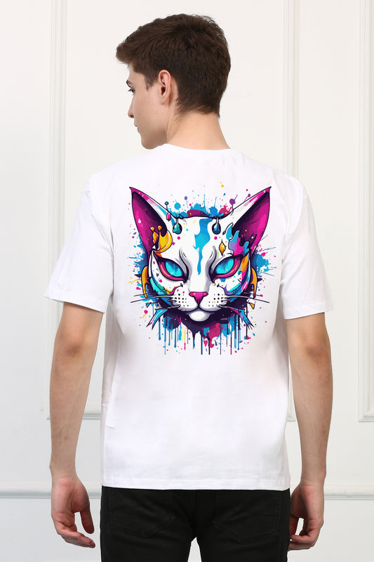 Oversized Kat  Printed Tshirt