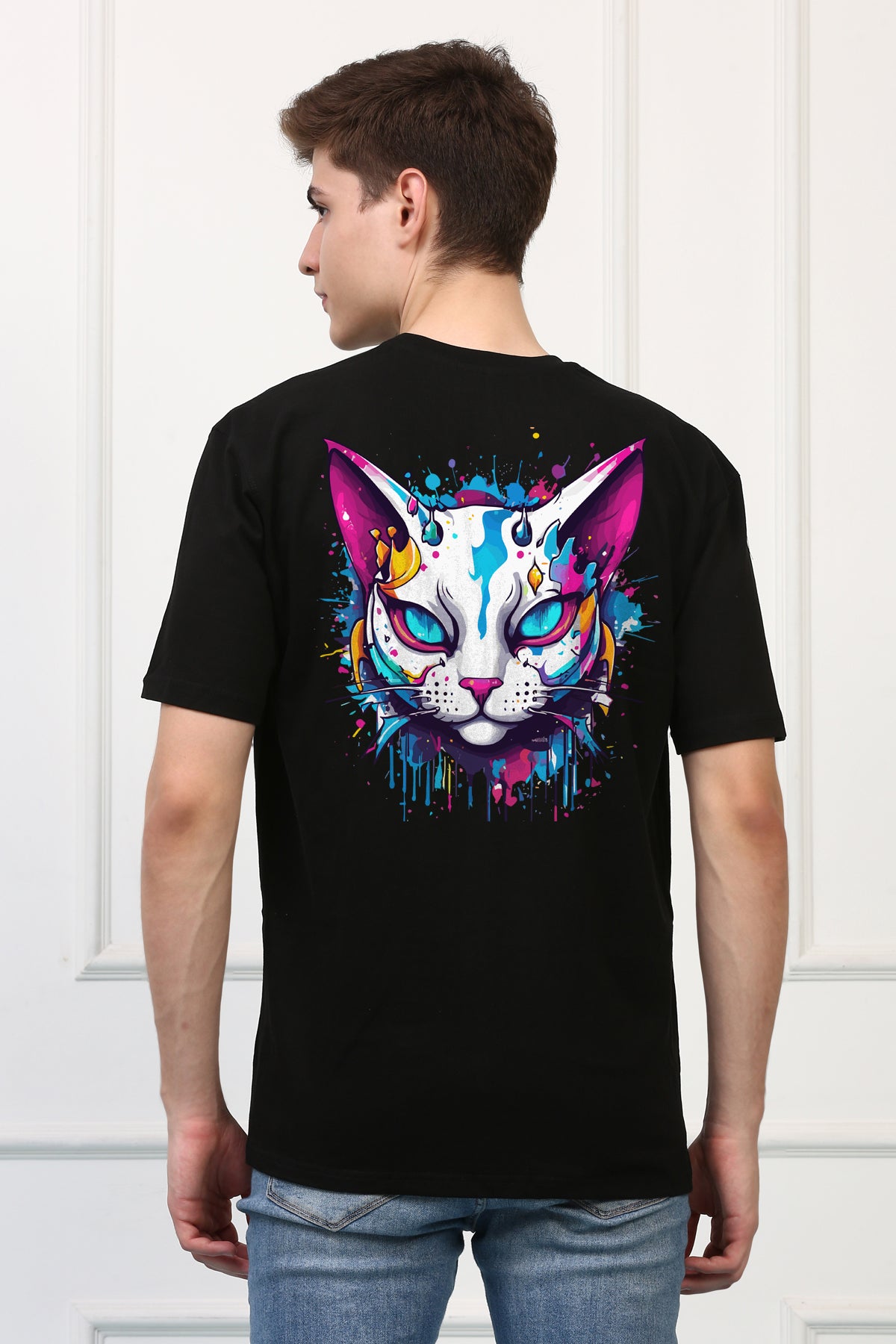 Oversized Kat  Printed Tshirt