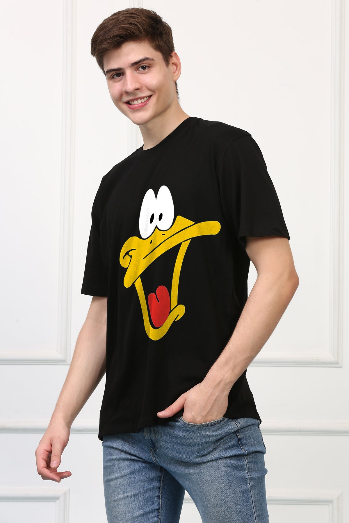 Oversized Looney Tunes Cartoons Printed Tshirt