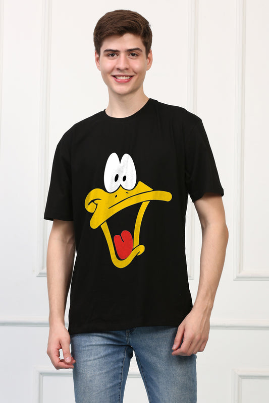 Oversized Looney Tunes Cartoons Printed Tshirt