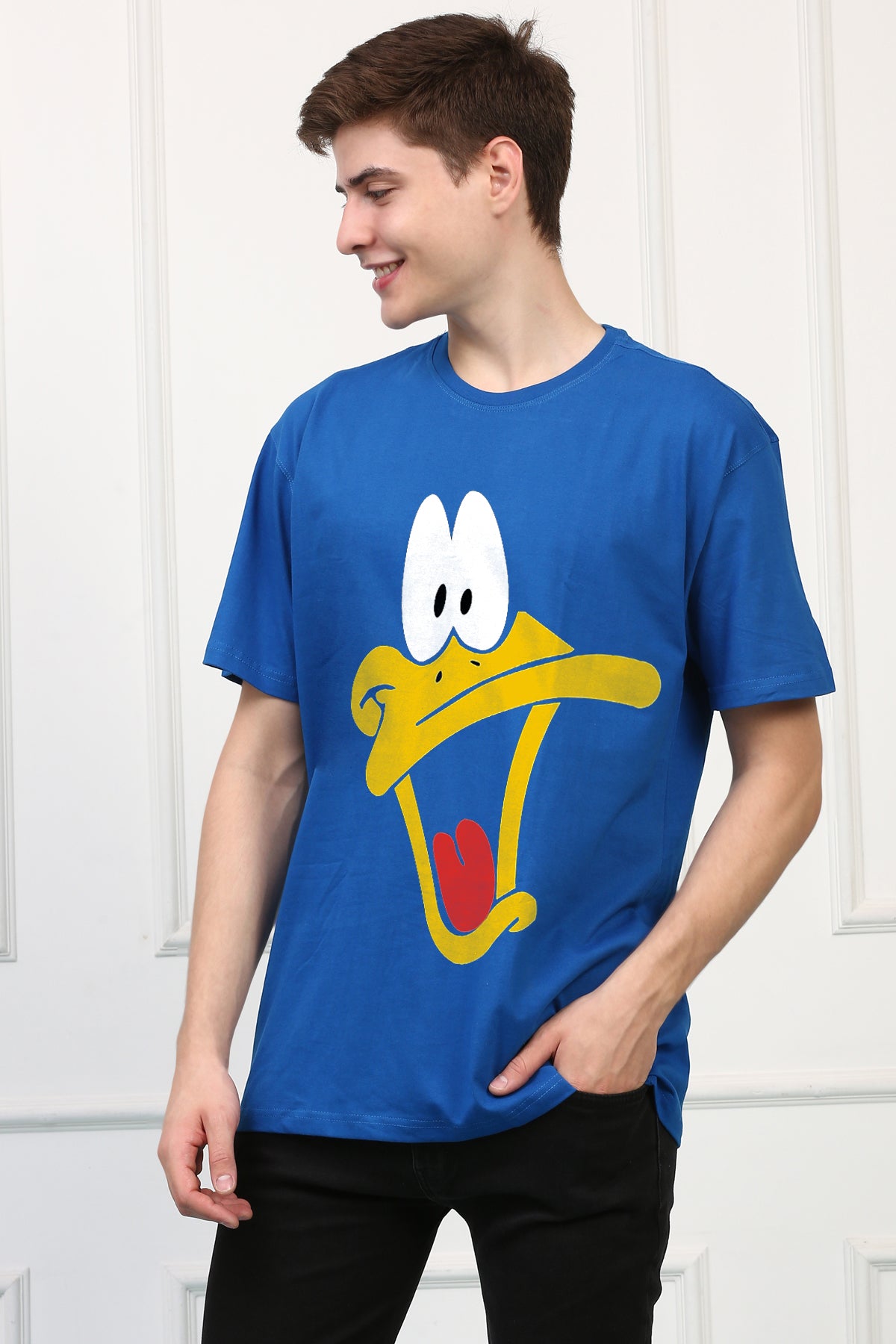 Oversized Looney Tunes Cartoons Printed Tshirt