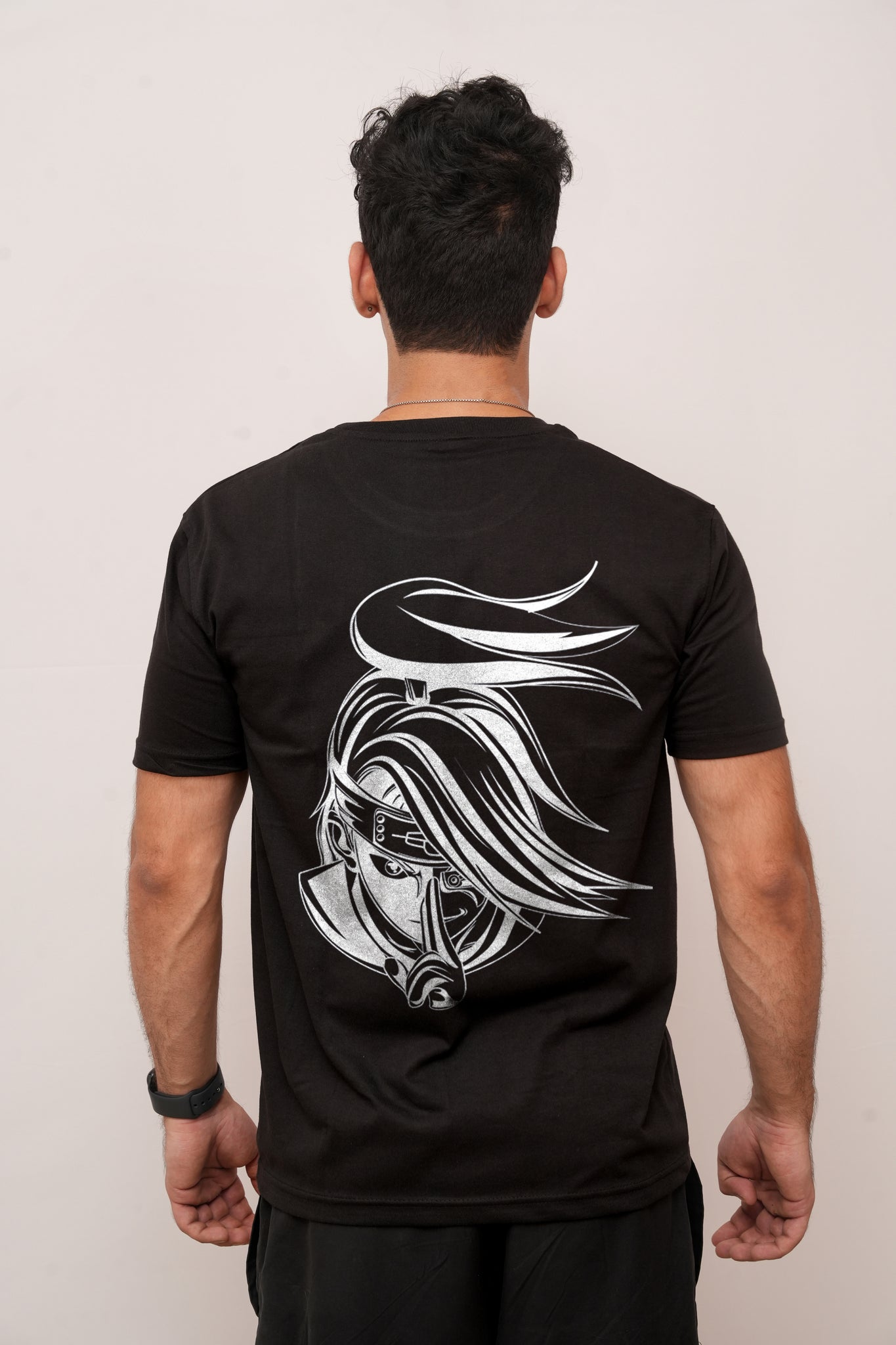 Anime people-anime-fighter-inking printed tshirt