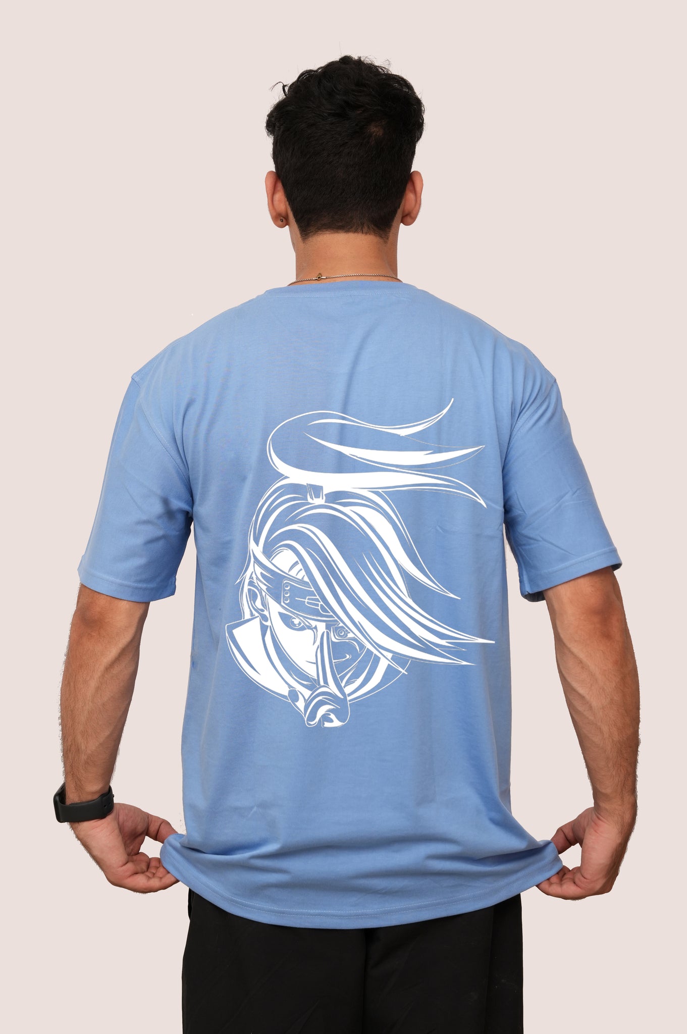 Anime people-anime-fighter-inking printed tshirt