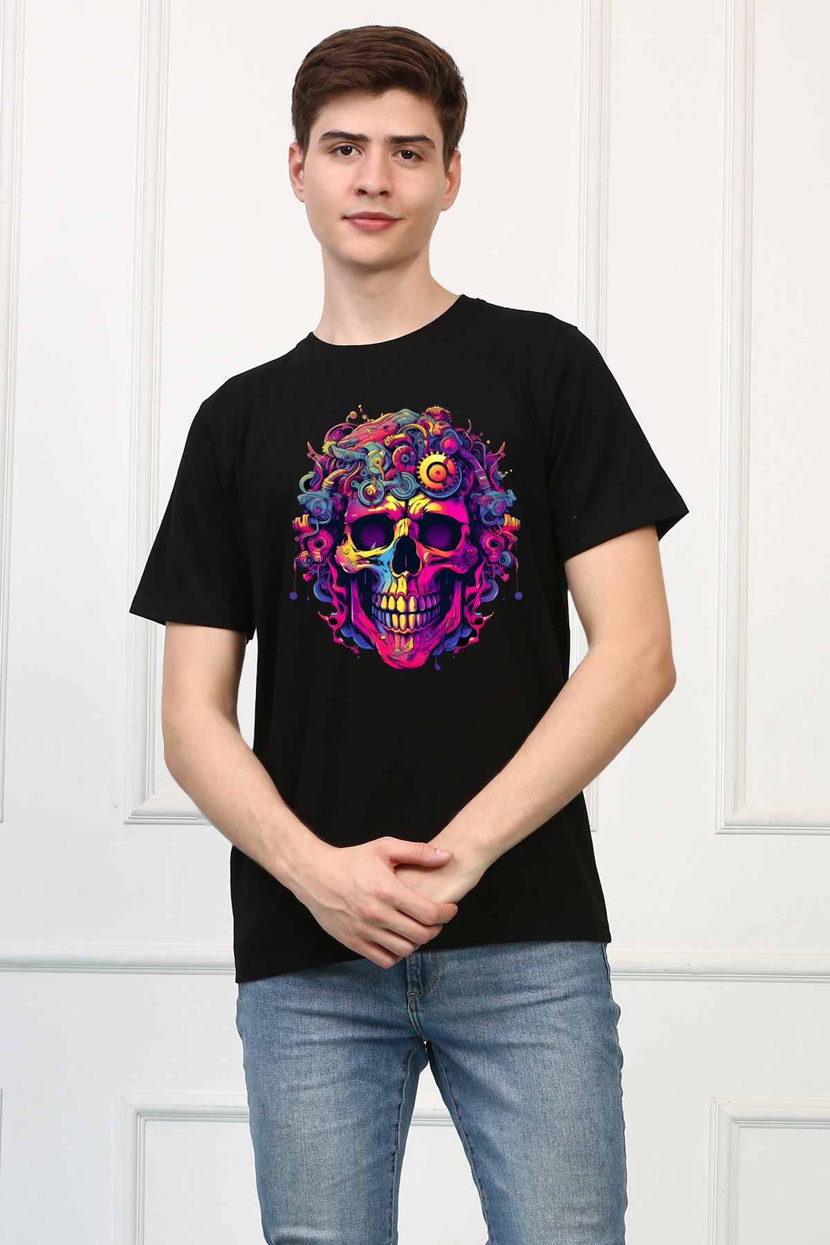 Skulls  11 Oversized  Printed Tshirt