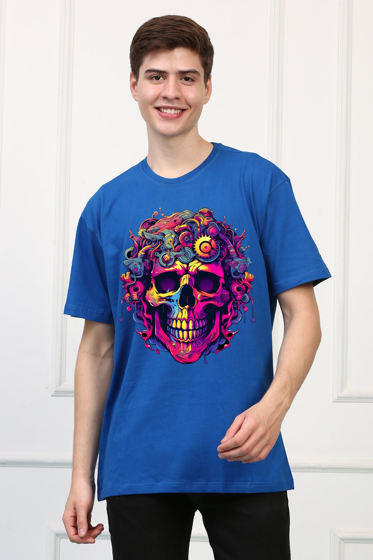 Skulls  11 Oversized  Printed Tshirt