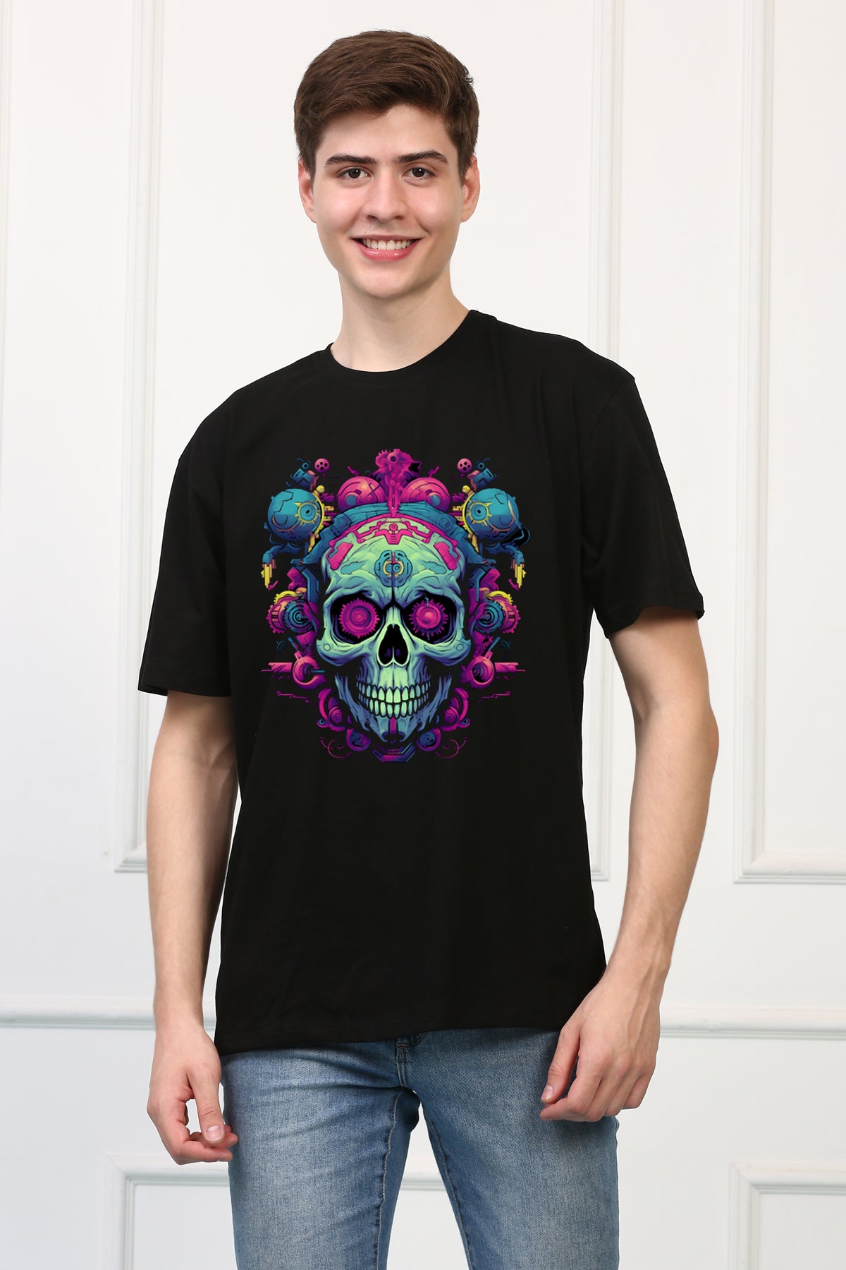 Skulls  15 Oversized  Printed Tshirt